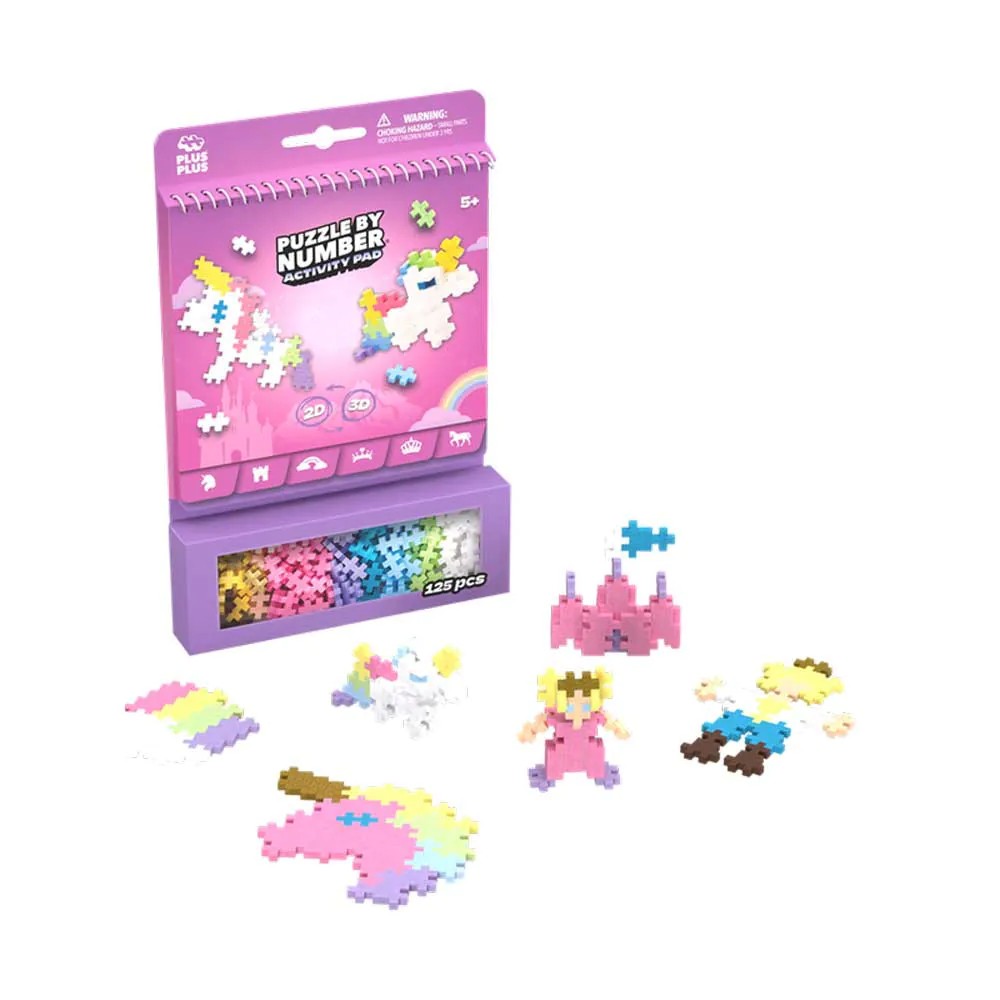 Set de constructie Plus Plus cu sabloane Fairy Tales 125 piese - poza 1