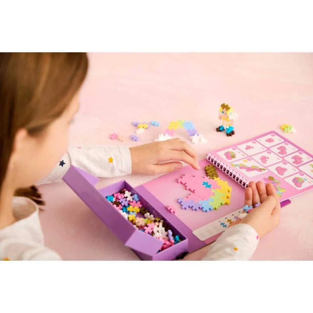 Set de constructie Plus Plus cu sabloane Fairy Tales 125 piese - poza 4