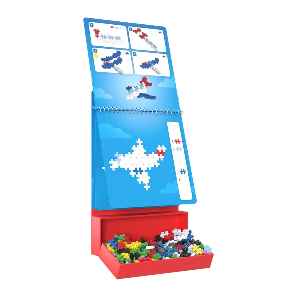 Set de constructie Plus Plus cu sabloane Vehicule 125 piese - poza 2