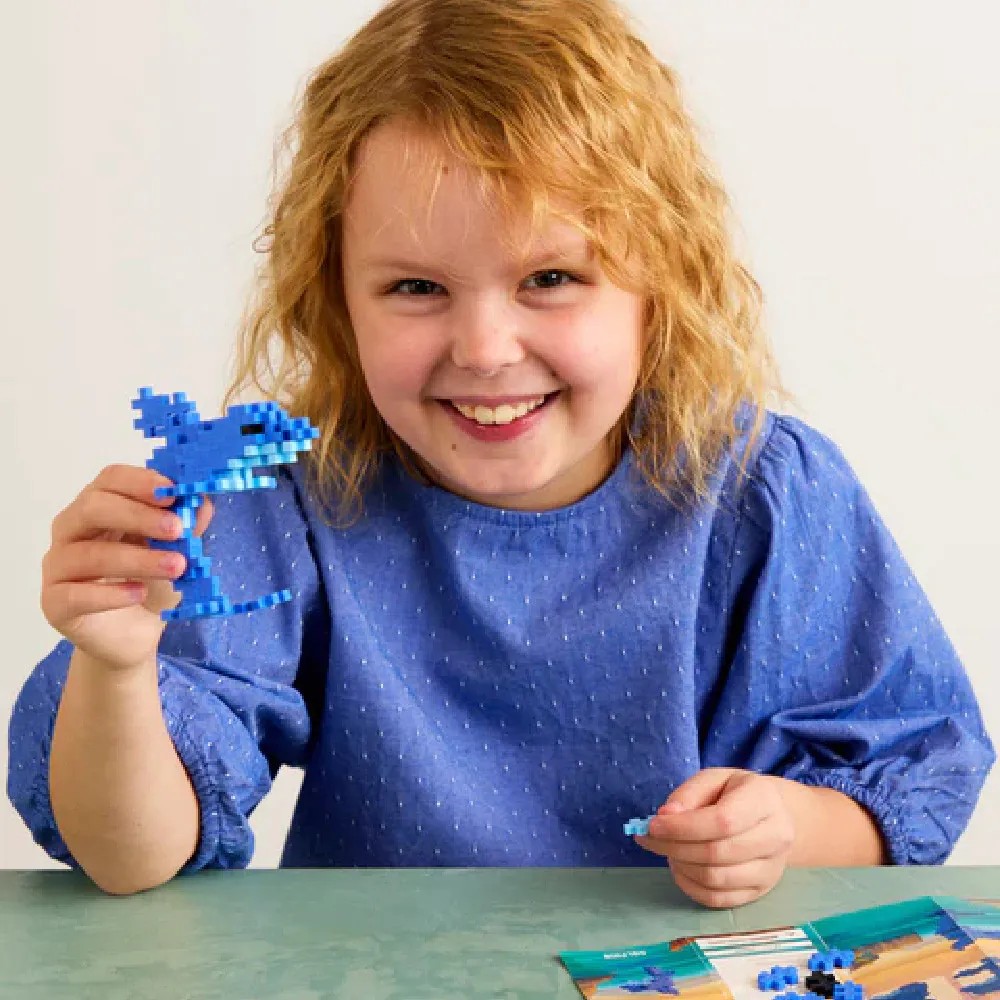 Set de constructie Plus Plus Delfin 100 piese - poza 2