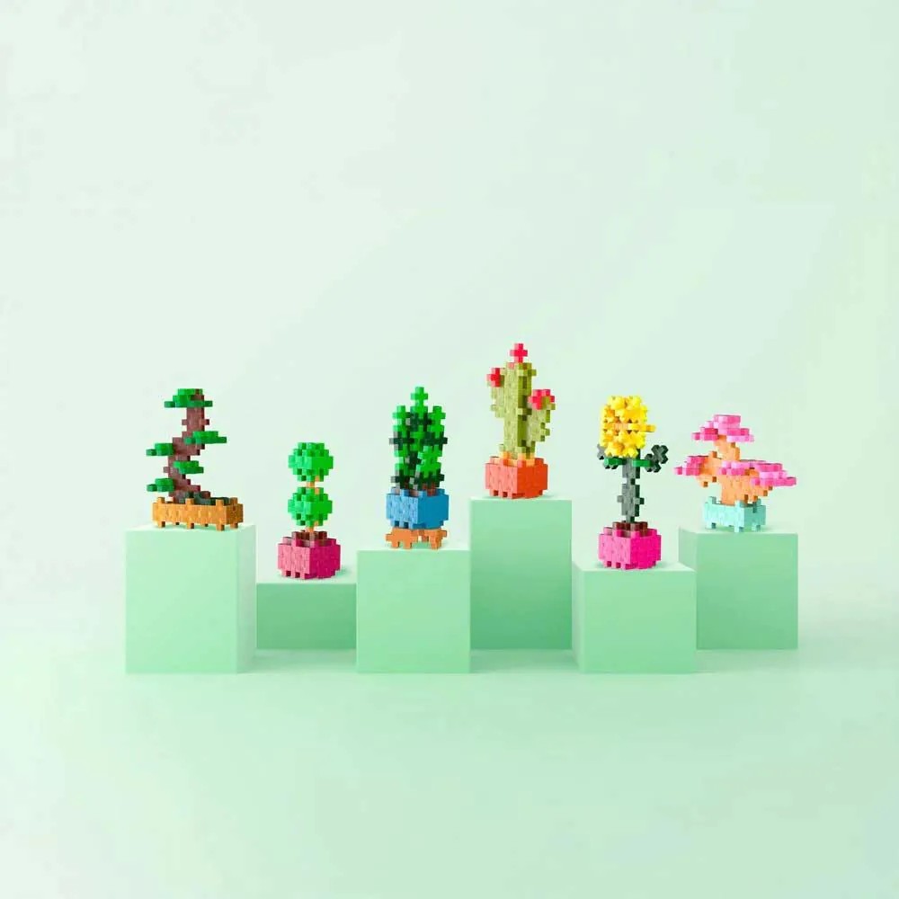 Set de constructie Plus Plus Flori de gradina diverse modele - poza 2