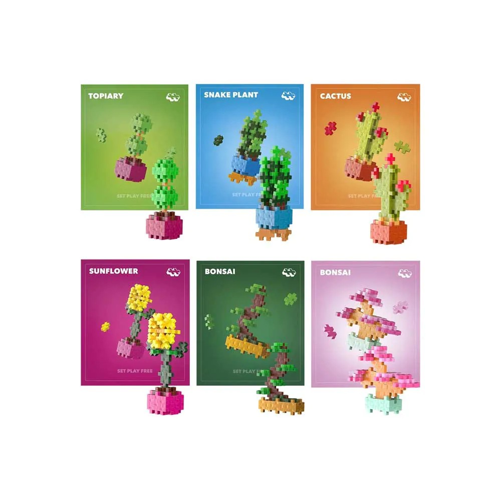 Set de constructie Plus Plus Flori de gradina diverse modele - poza 5