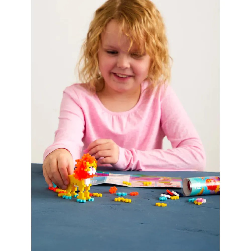 Set de constructie Plus Plus Leu 100 piese - poza 2