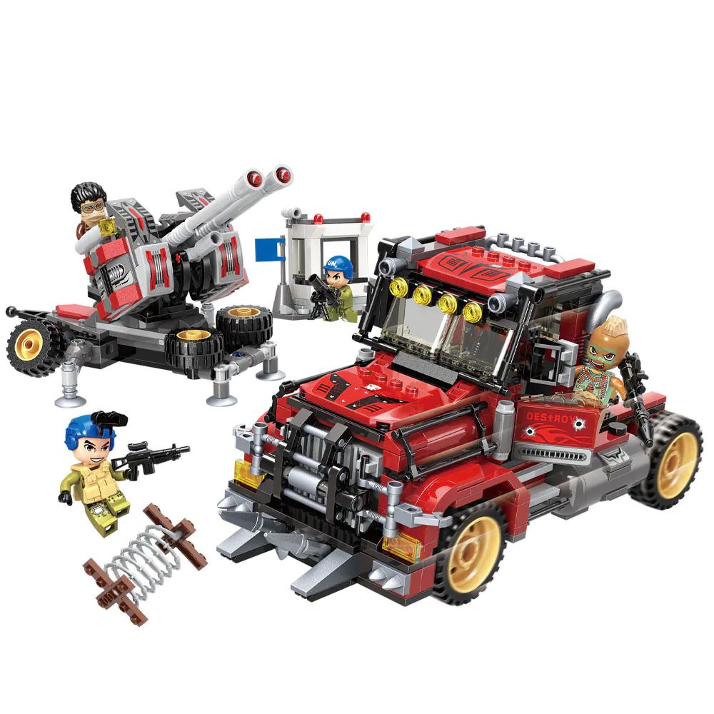 Set de constructie Qman Lansatoare de Rachete 719 piese
