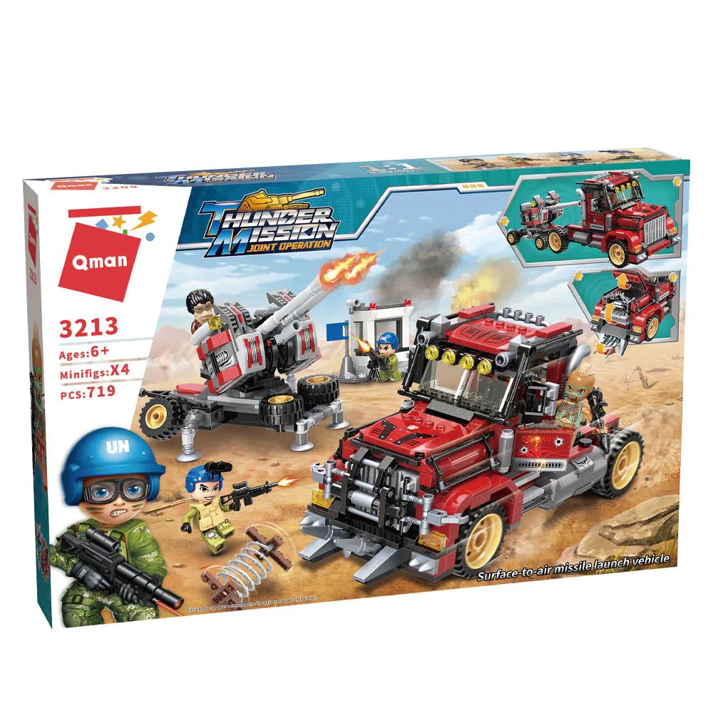 Set de constructie Qman Lansatoare de Rachete 719 piese - poza 2