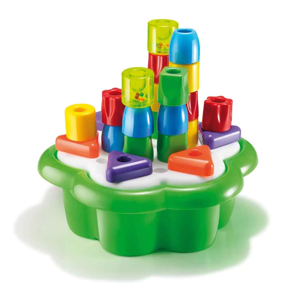Set de constructie Quercetti Chunky Peggy 28 piese - poza 3