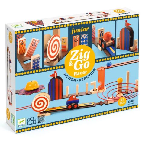 Set de constructie trasee Zig & Go Junior, Djeco - poza 1
