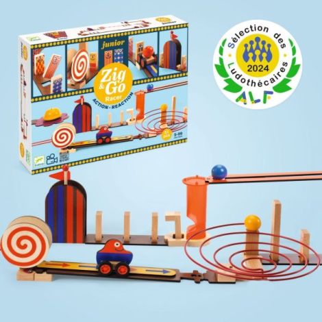 Set de constructie trasee Zig & Go Junior, Djeco - poza 2