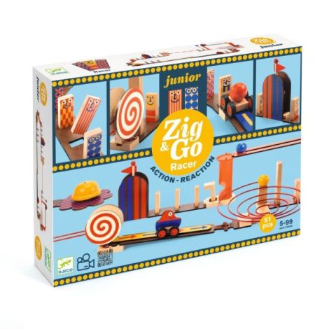 Set de constructie trasee Zig & Go Junior, Djeco - poza 4