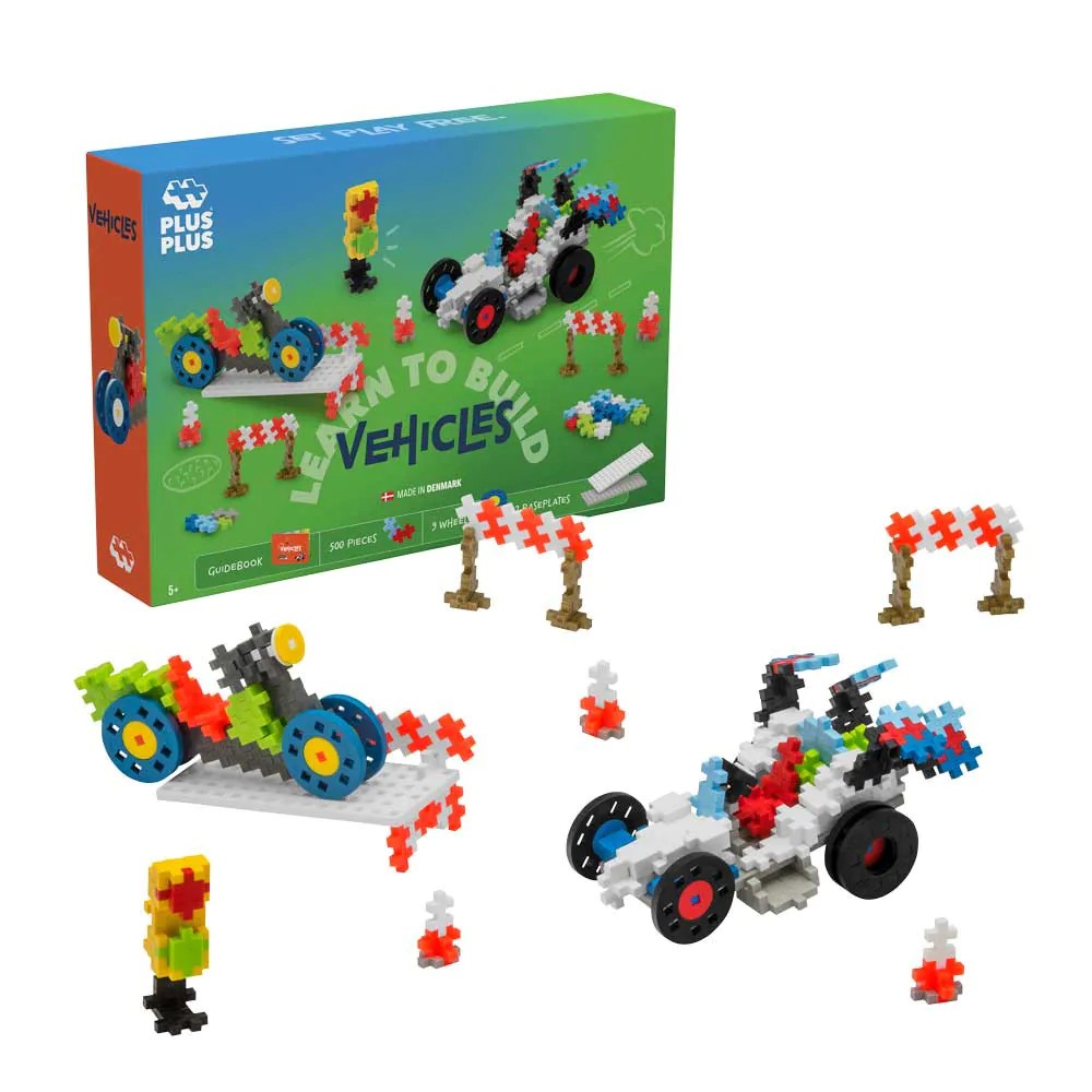 Set de constructie Vehicule Plus Plus Constructor 500 piese - poza 1