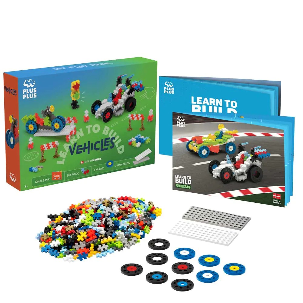 Set de constructie Vehicule Plus Plus Constructor 500 piese - poza 4