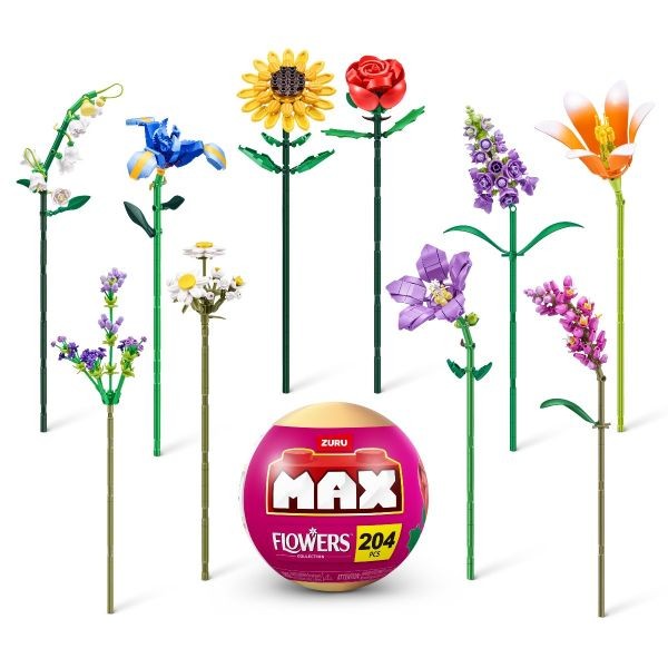 Set de constructie Zuru Max Flori de gradina diverse modele - poza 1