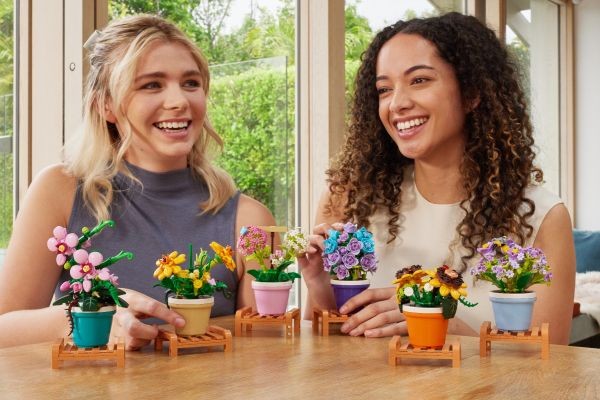 Set de constructie Zuru Max Flori de gradina in ghiveci diverse modele - poza 2