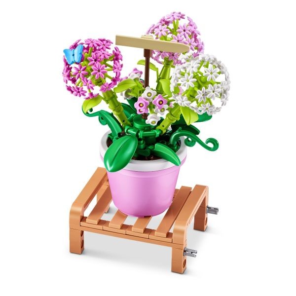 Set de constructie Zuru Max Flori de gradina in ghiveci diverse modele - poza 5
