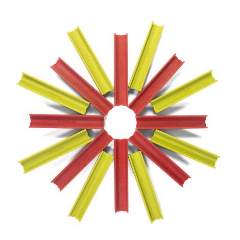 Set de constructii ECO Beams - STEM, Miniland Educational, Ecofriendly, lemn plastic - poza 2