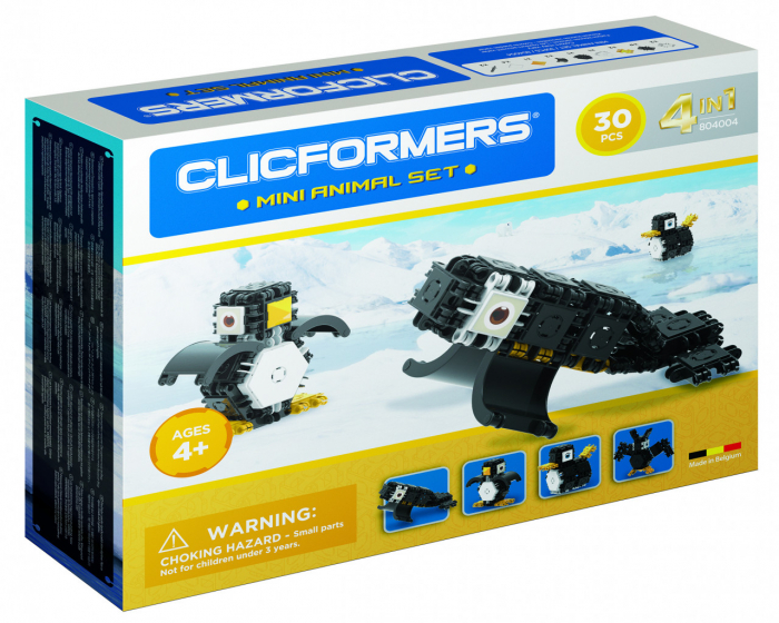 Set de Construit Clicformers Mini Animal 30 Piese