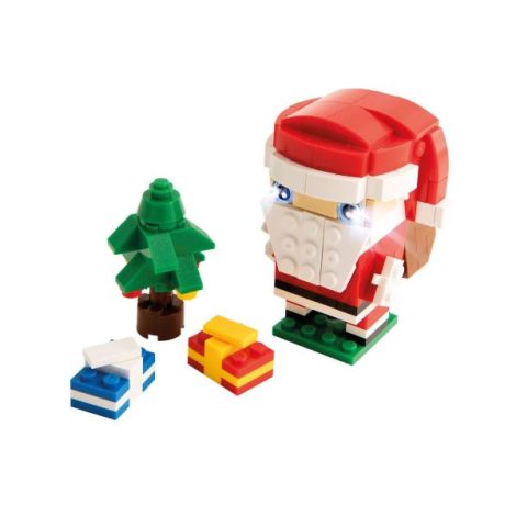 Set de construit de jucarie STAX, cu Mos Craciun, sunete si lumini - poza 2
