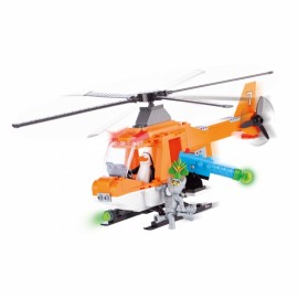 Set de construit Elicopter cu dematerializator (Pinguinii din Madagascar) - Cobi - poza 1