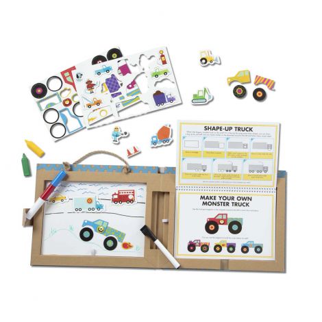Set de Creatie Camioane - Melissa & Doug - poza 4