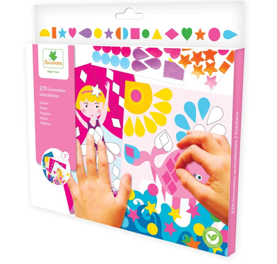 Set de creatie cu abtibilduri Sycomore Fetita - poza 1