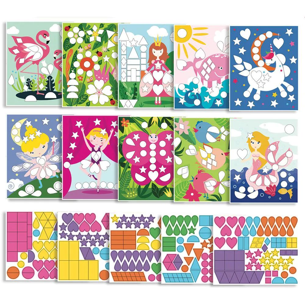 Set de creatie cu abtibilduri Sycomore Fetita - poza 2