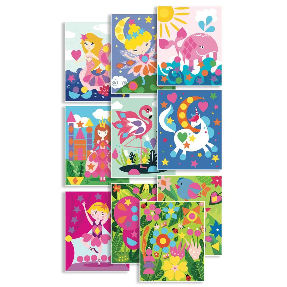 Set de creatie cu abtibilduri Sycomore Fetita - poza 3