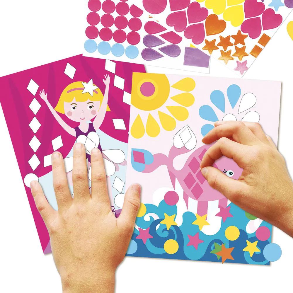 Set de creatie cu abtibilduri Sycomore Fetita - poza 4