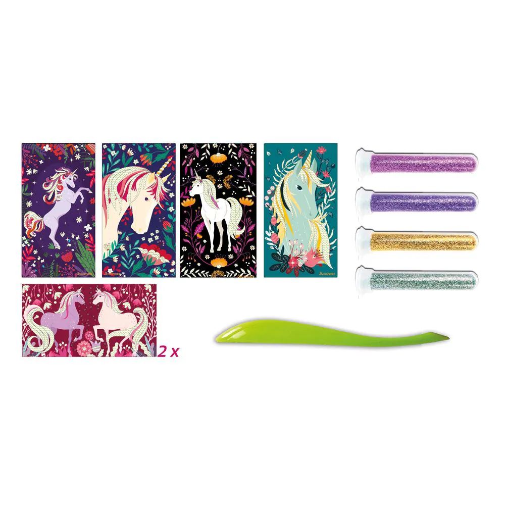 Set de creatie cu sclipici Sycomore S Unicorni - poza 2