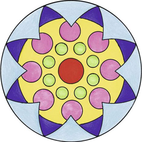 SET DE CREATIE MINI MANDALA CLASIC - poza 2