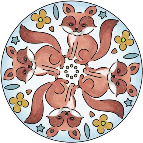 SET DE CREATIE MINI MANDALA CU ANIMALE - poza 3