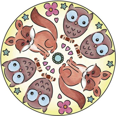 SET DE CREATIE MINI MANDALA CU ANIMALE - poza 5