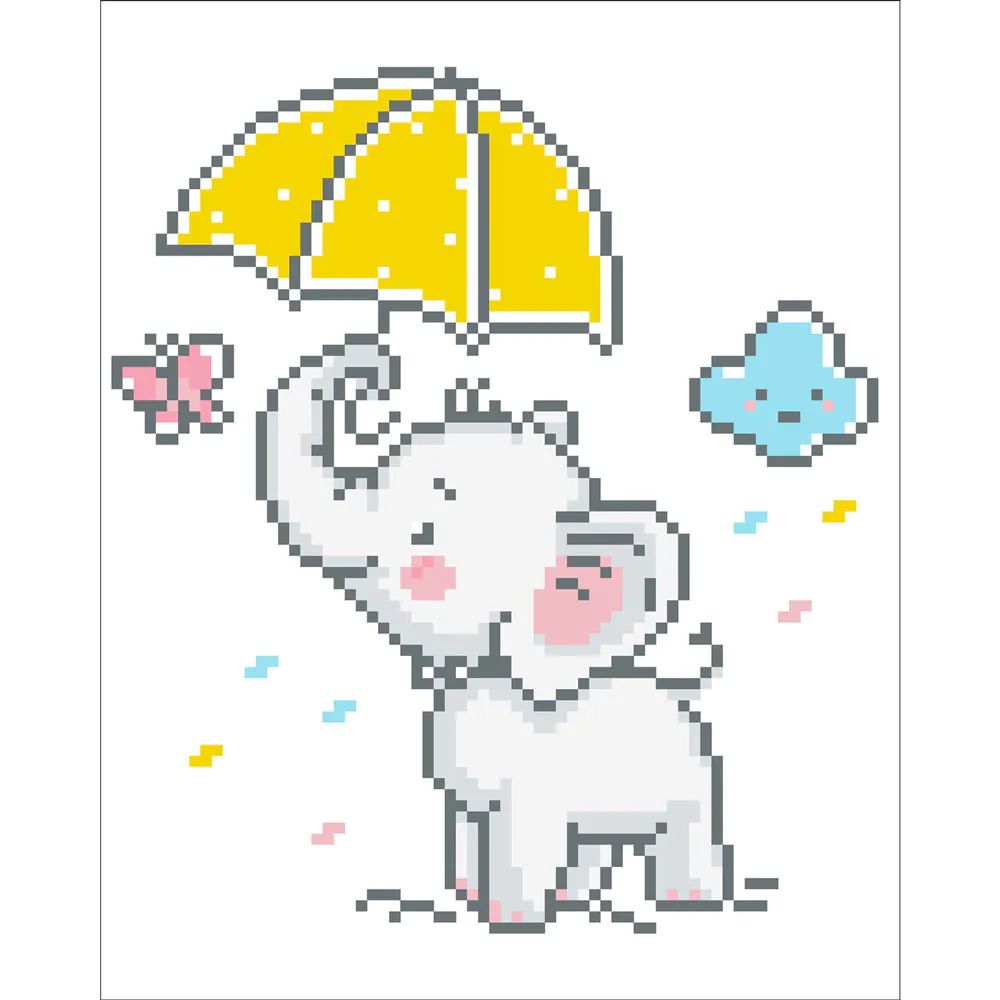 Set de creatie mozaic Diamond dotz Baby Brollie - poza 2