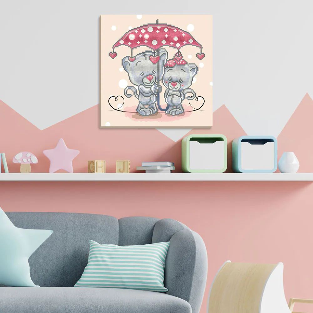 Set de creatie mozaic Diamond dotz It Raining Love - poza 4