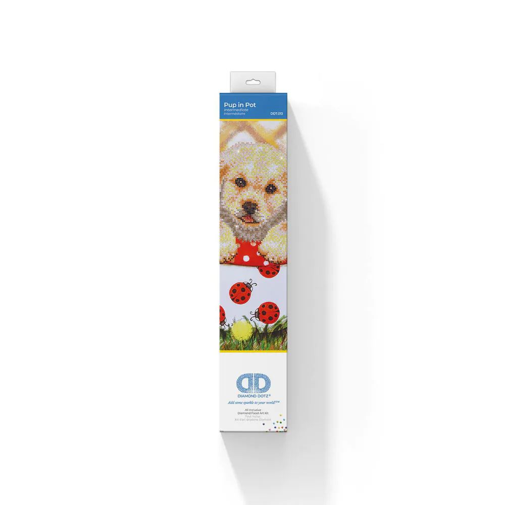 Set de creatie mozaic Diamond dotz Pup In Pot - poza 2