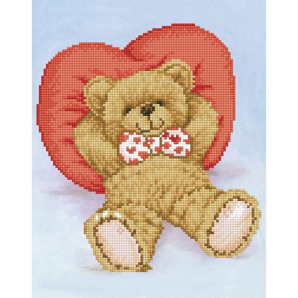 Set de creatie mozaic Diamond dotz Relax A Bear - poza 1