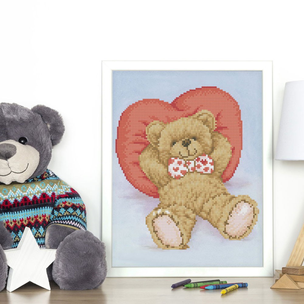 Set de creatie mozaic Diamond dotz Relax A Bear - poza 4