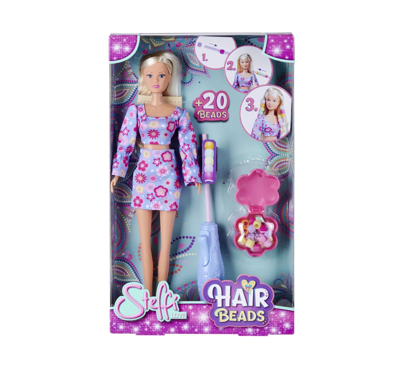Set de creatie papusa Steffi si 20+ margele de pus in par - poza 2