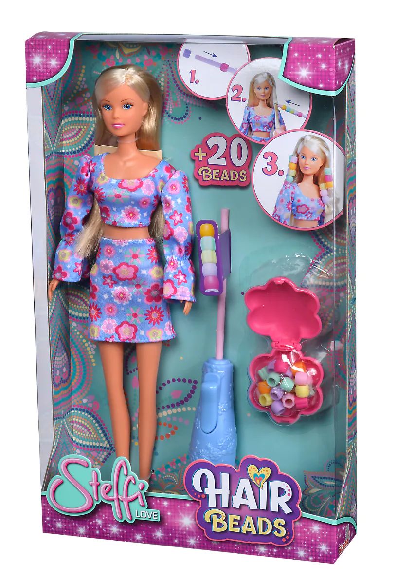 Set de creatie papusa Steffi si 20+ margele de pus in par - poza 3