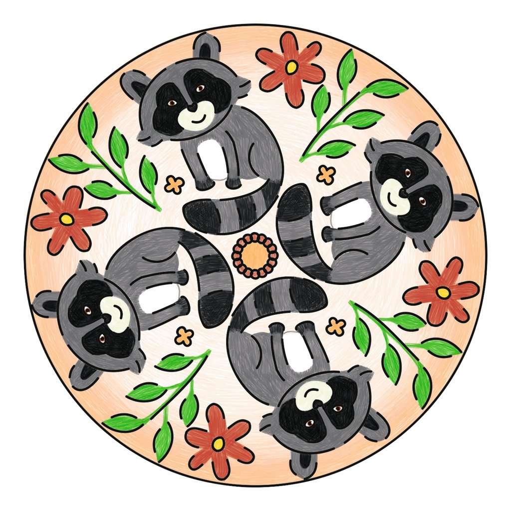 Set de creatie Ravensburger Mini Mandala cu Animale - poza 2