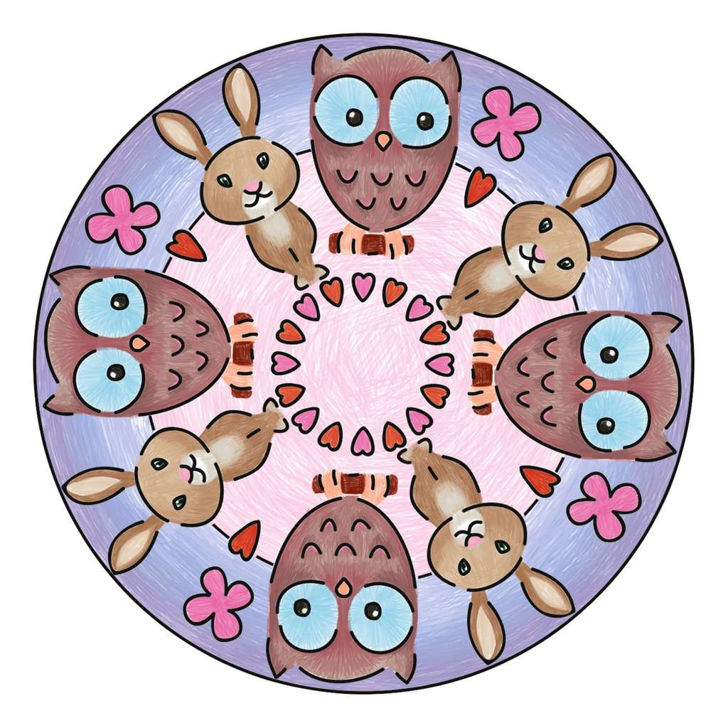 Set de creatie Ravensburger Mini Mandala cu Animale - poza 3