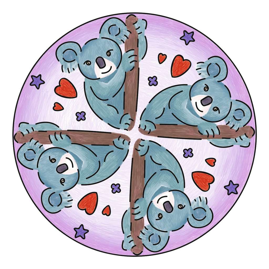 Set de creatie Ravensburger Mini Mandala cu Animale - poza 4