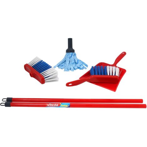 Set de curatenie de jucarie, mop, faras, matura si perie, Vileda - poza 3
