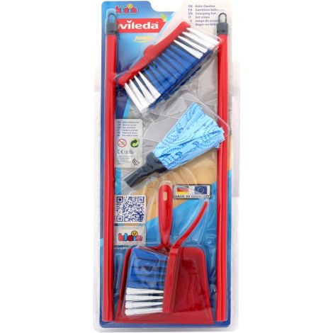 Set de curatenie de jucarie, mop, faras, matura si perie, Vileda - poza 5