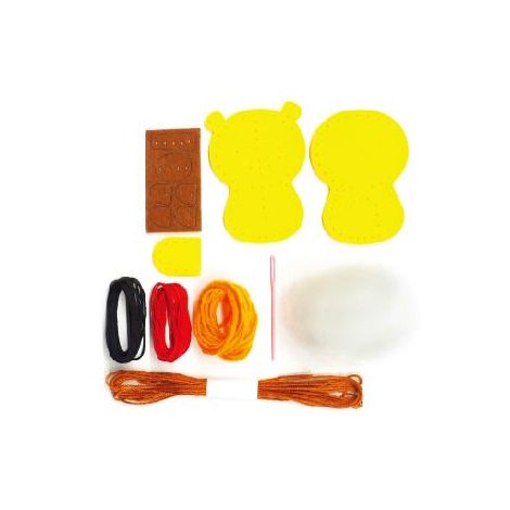 Set de cusut DIY - decoratiune topper pentru creion - Leu - poza 3