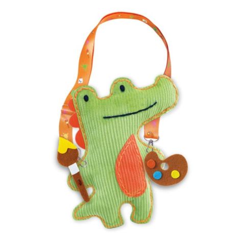 Set de cusut Prietenul Meu Animal - Crocodil artistic - poza 3