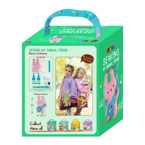Set de cusut Prietenul Meu Animal - Iepuras Muzical - poza 5