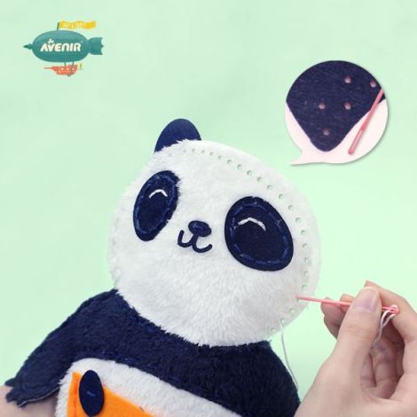 Set de cusut Prima Mea Papusa, Mama si puiul Panda - poza 3