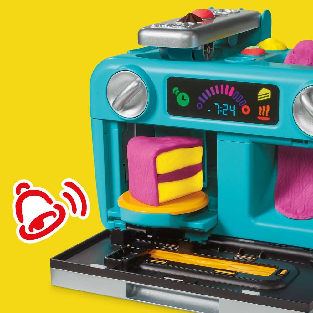 Set de decorare tort Hasbro Play-Doh cu 11 cutii plastilina, forme si accesorii - poza 5