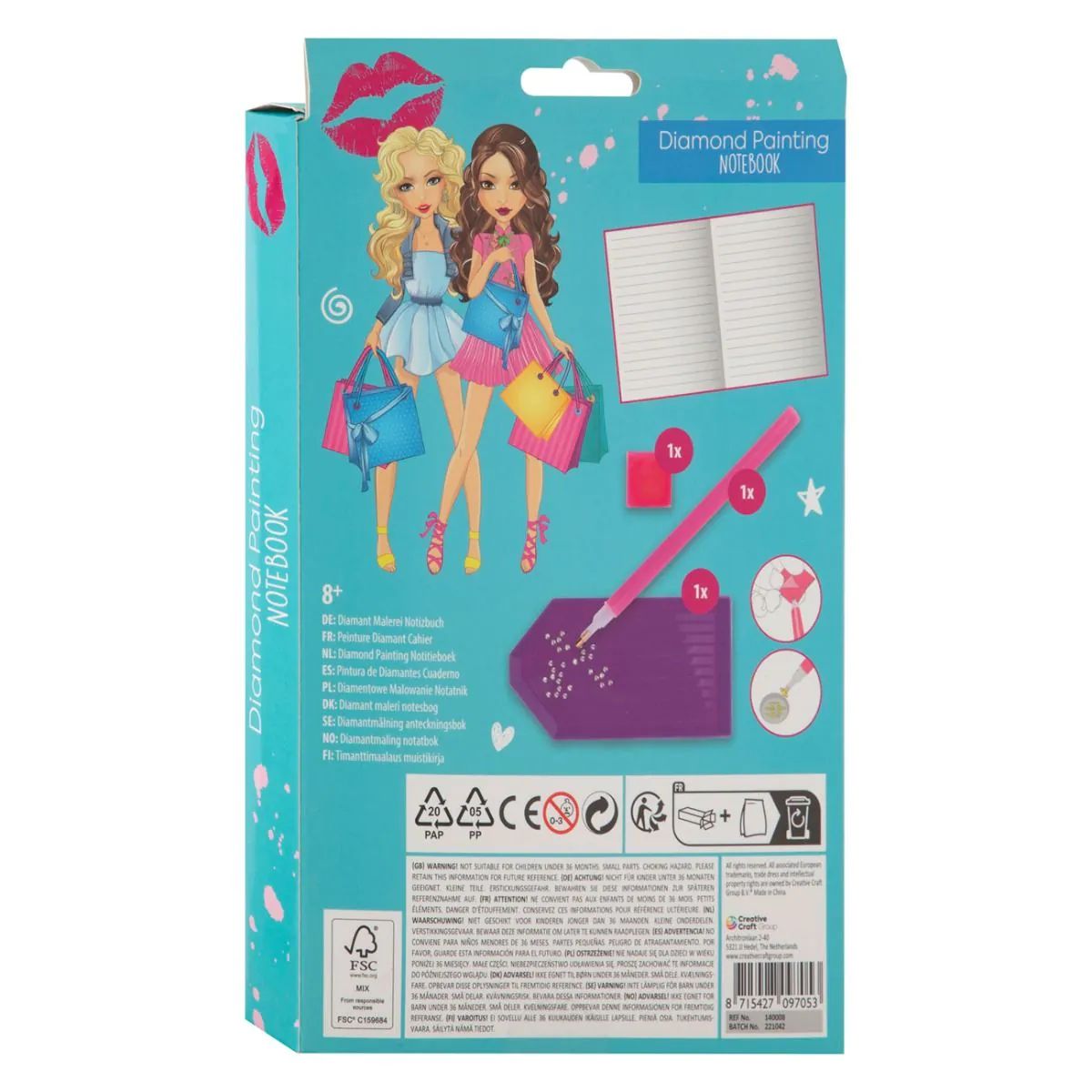 Set de decorat jurnal A5 Grafix Besties 140008 - poza 3
