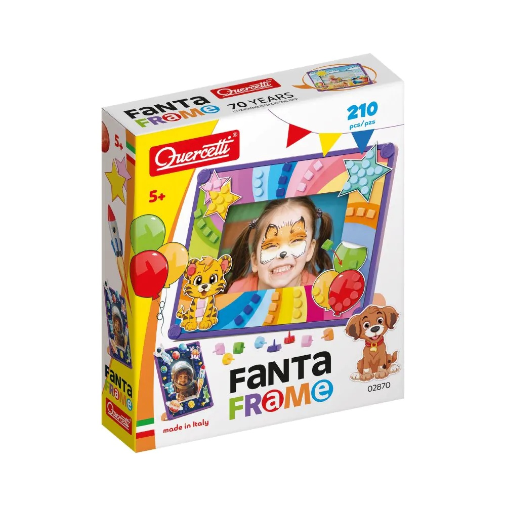Set de decorat rama foto Quercetti Fanta Frame 210 piese - poza 1